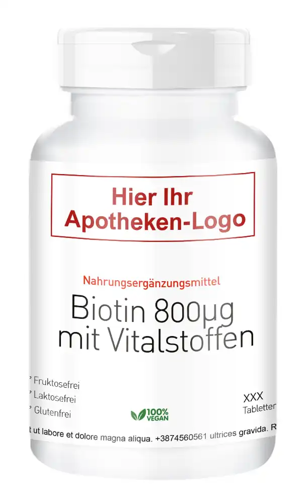 Biotin 800µg mit Vitalstoffen • Ergänzungswerk