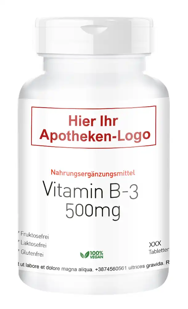 Vitamin B-3 500mg • Ergänzungswerk